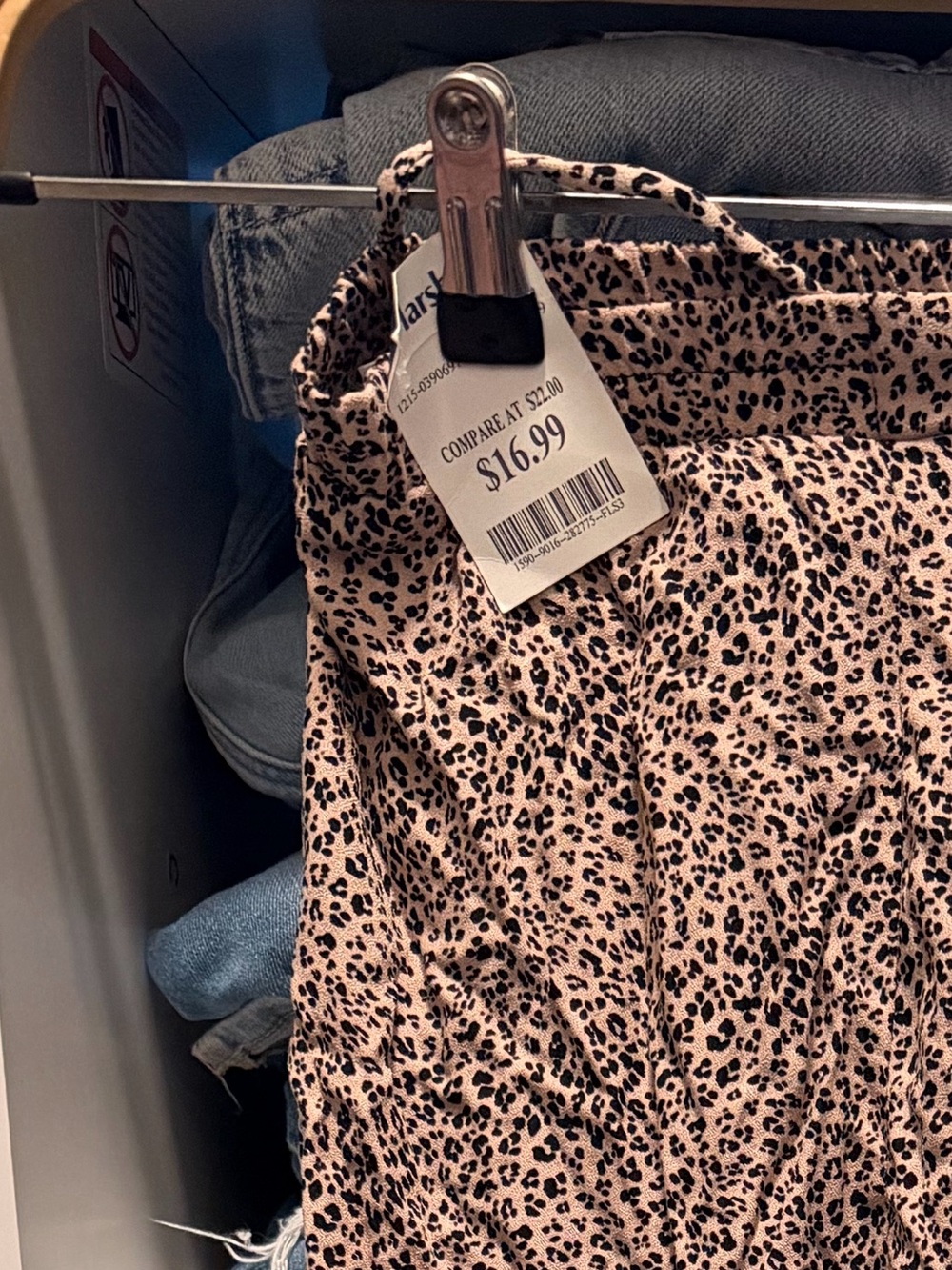 T.J.Maxx Pink and Black Leopard Print Maxi Skirt